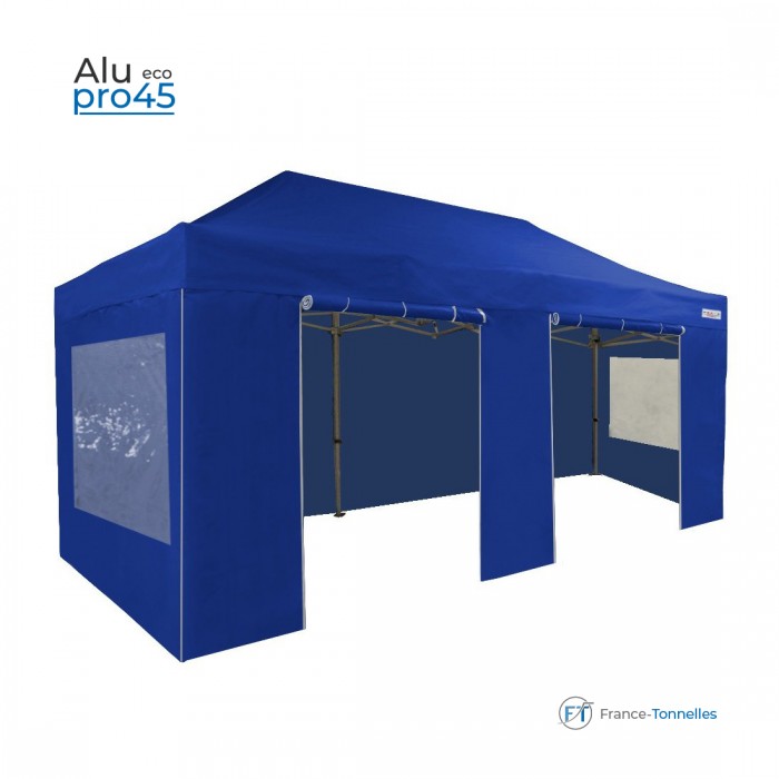 Tonnelle pliante économique en aluminium grand format