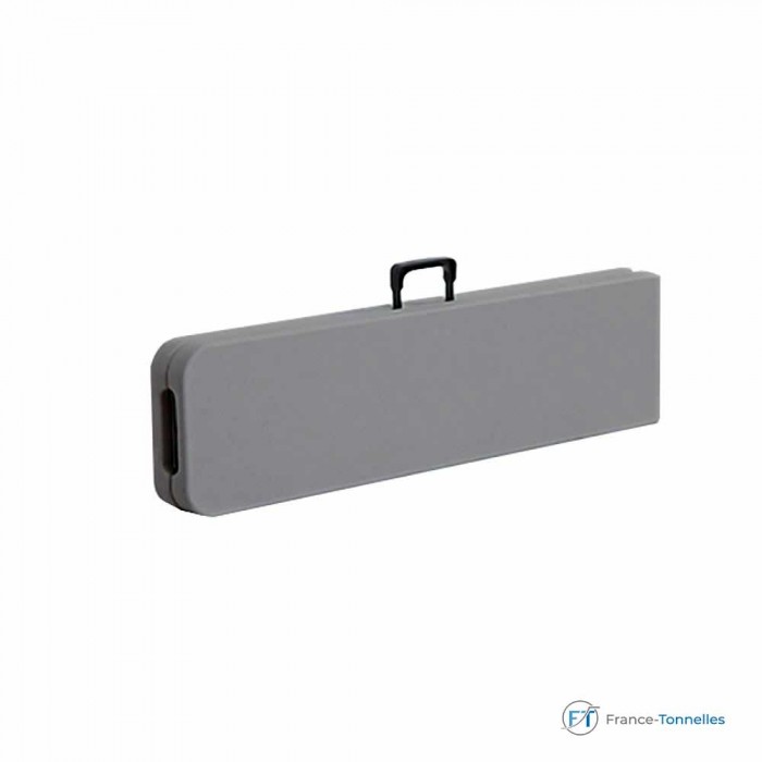 PACK DE 2 BANCS pliants en valise de 183cm BLANCS ou GRIS