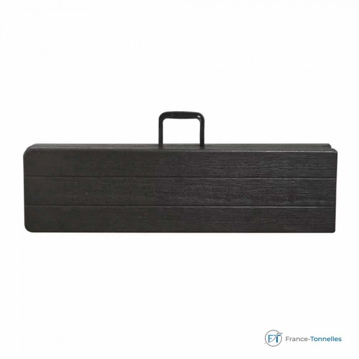 Banc noir pliable valise