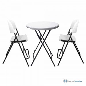 Chaise haute pliante pour mange debout