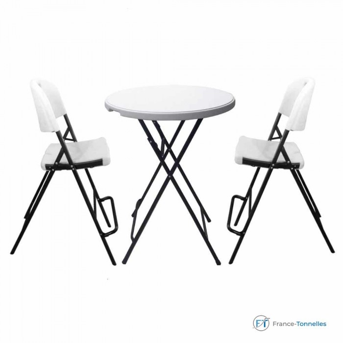 Chaise haute pliante pour mange debout