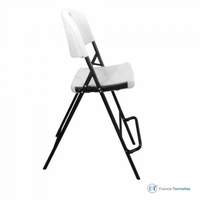 Chaise haute pliante blanche