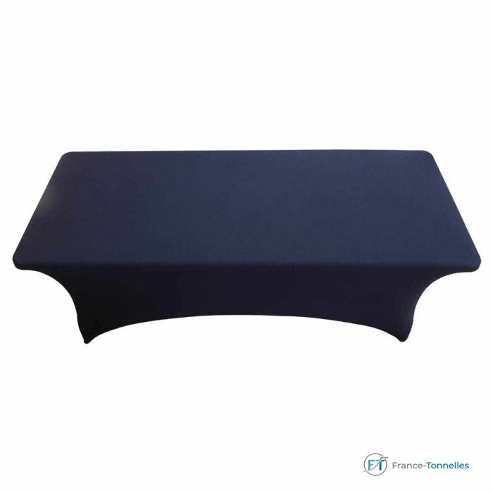 Housse de table noire pour réception