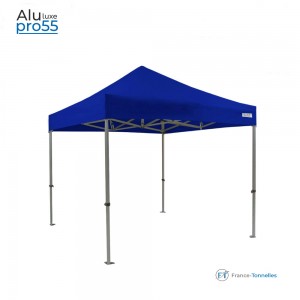Tonnelle pliante aluminium couleur bleu