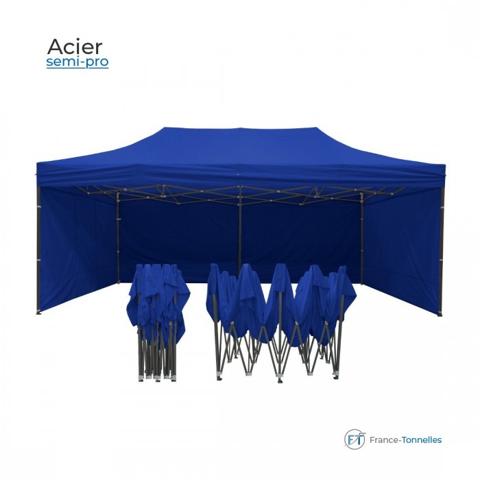 Tonnelle pliante en acier