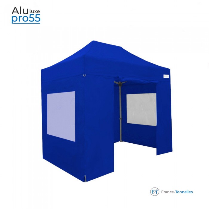 Tonnelle pliante Aluminium  Bâches fenêtres bleu