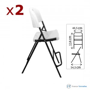 Chaise haute pliante pour mange debout