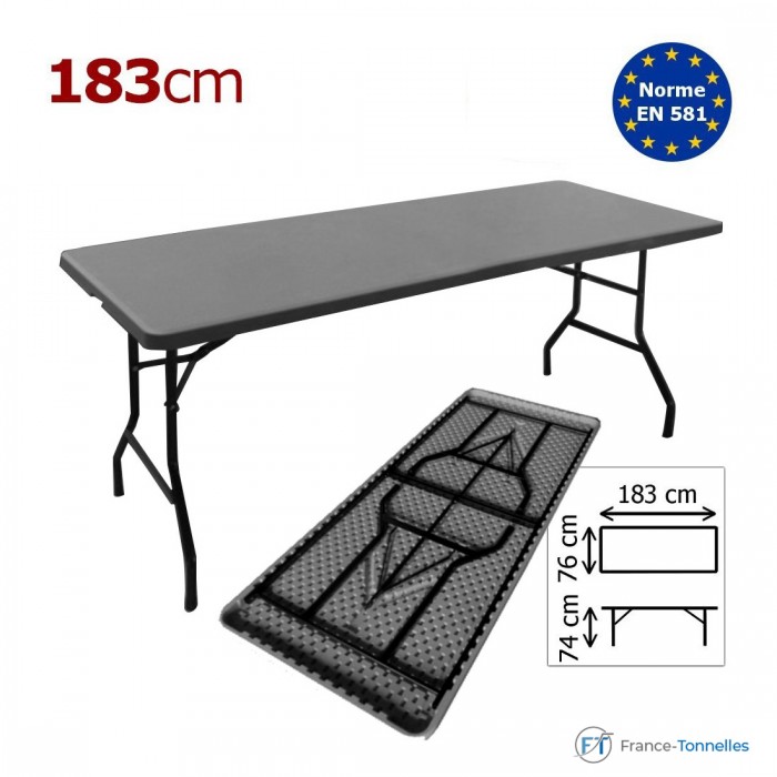 Table rectangulaire  183 cm